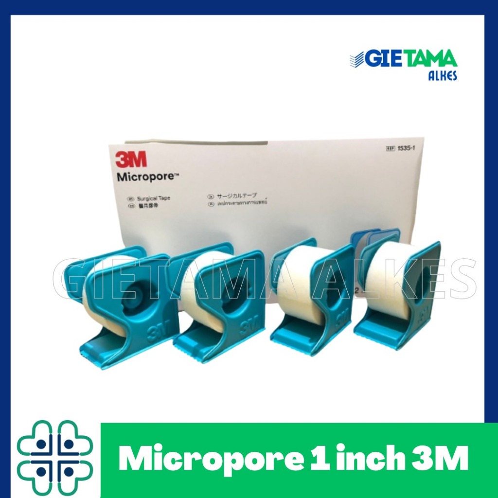 Micropore Inch 3M Resources Plester Putih Roll - 1 Inch