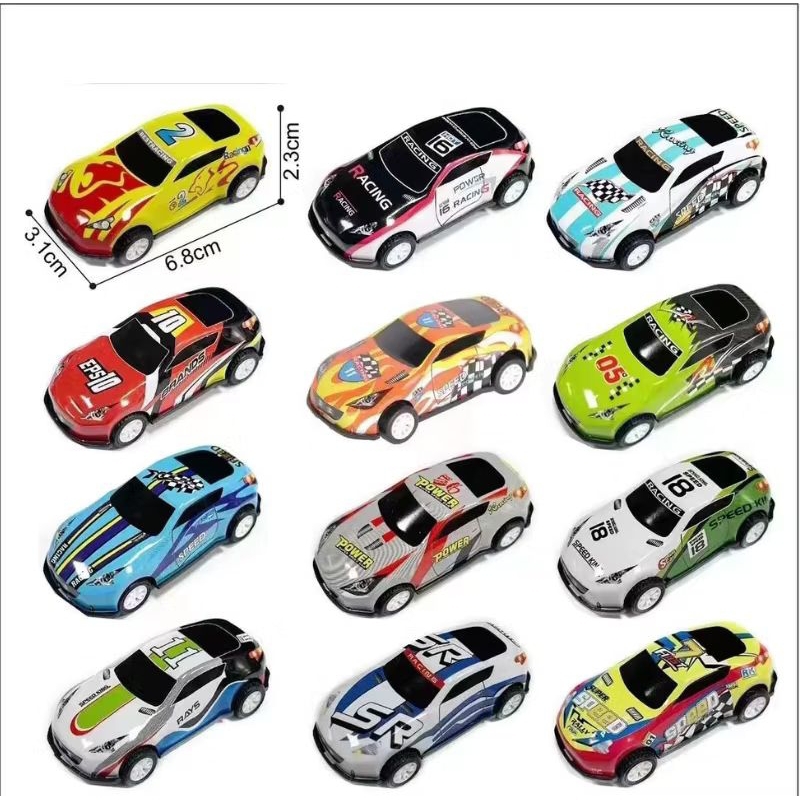 10PCS MOBIL RACING BESI PULLBACK