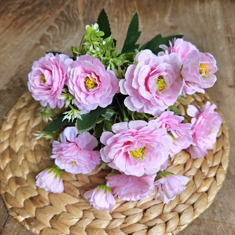 Bunga Japan Camelia X5 Artificial