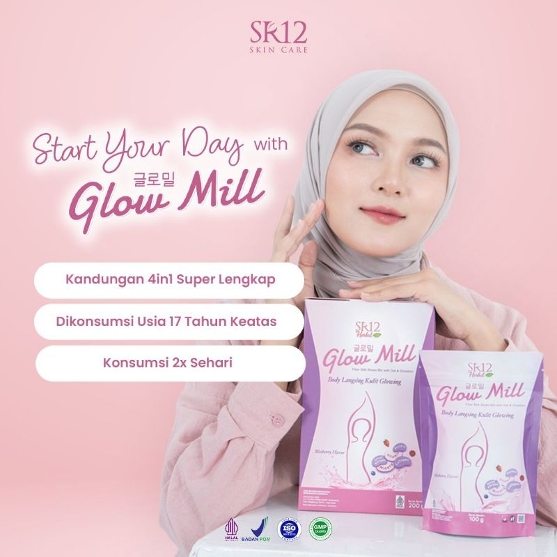 1 box glow mill isi 100 gram