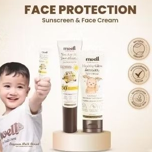 MOELL PAKET HEMAT SUNSCREEN DAN FACE CREAM