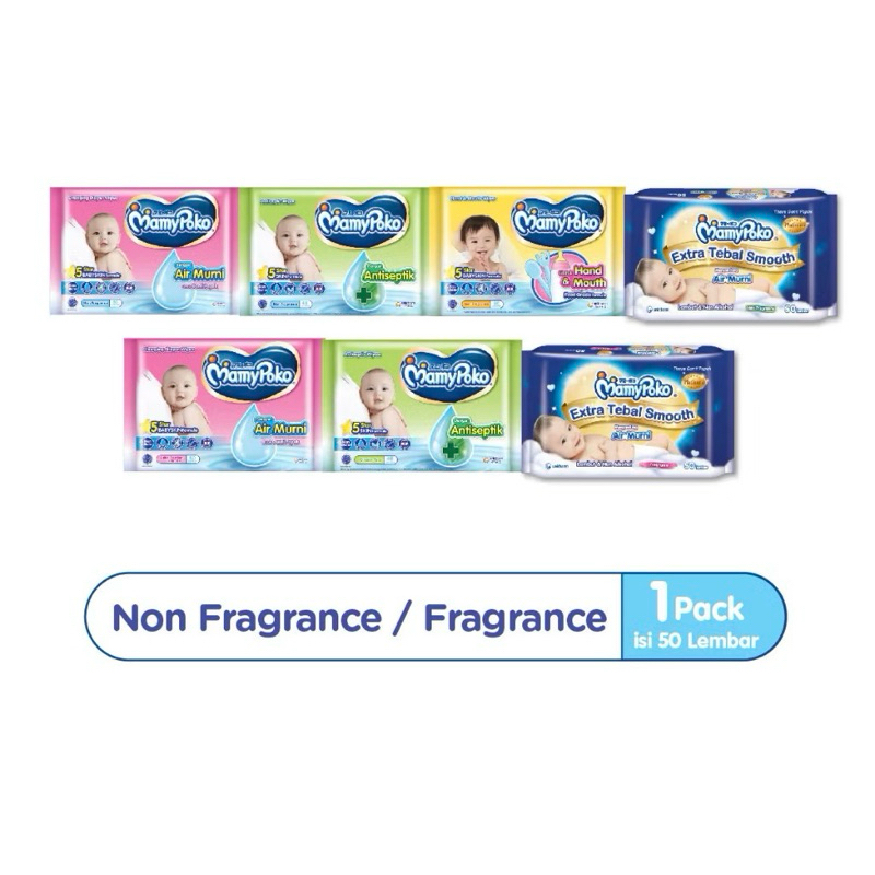 Tisu Basah MamyPoko Wipes Regular