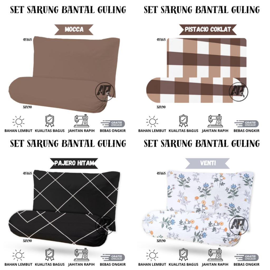 Sarung Bantal Guling Termurah Meriah