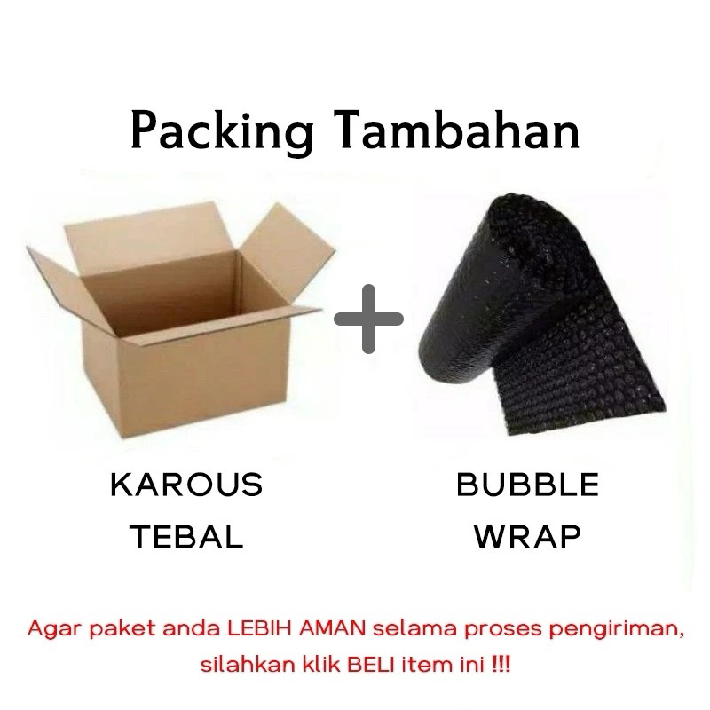 KARDUS & BUBBLE WRAPPING AGAR PACKING AMAN