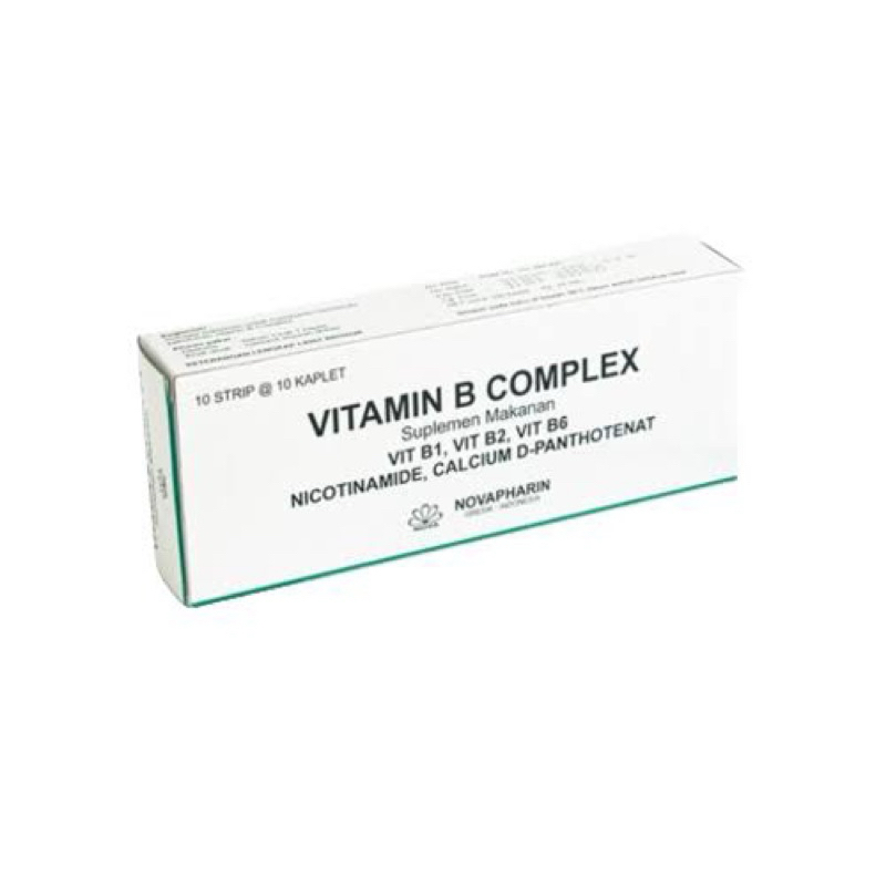 VITAMIN B COMPLEX NOVAPHARIN BOX 100 KAPLET