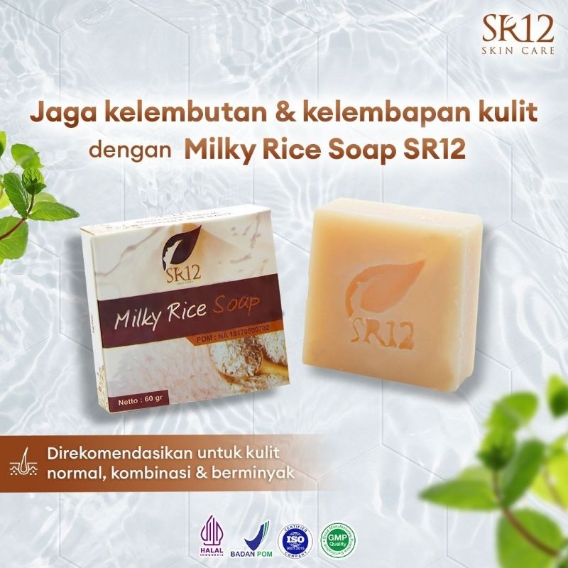 milky rice soap