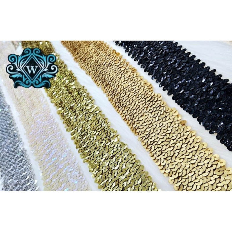 Renda Stretch Korea Full Embroidery