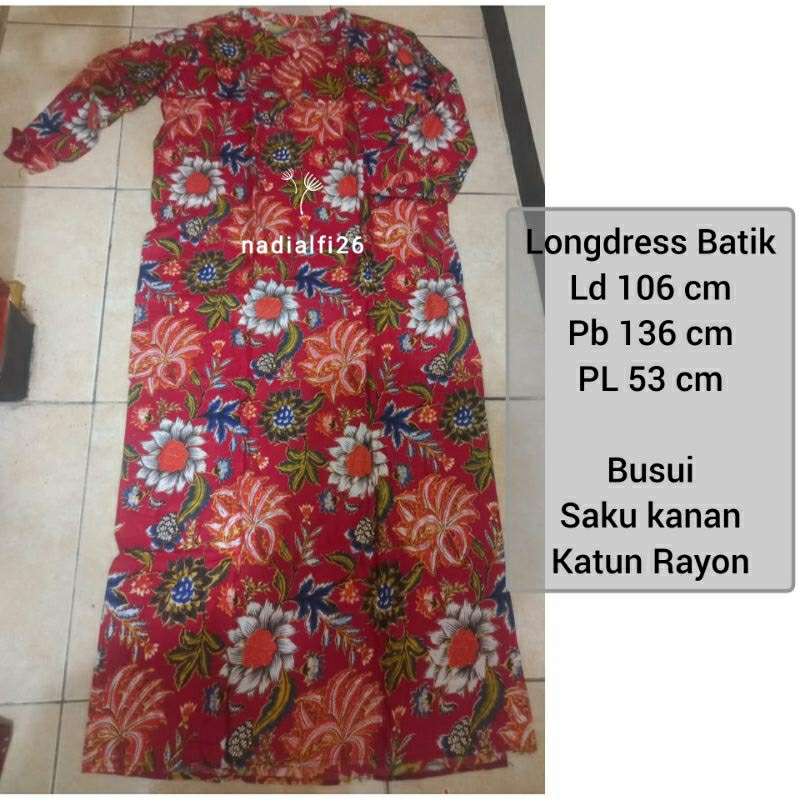 Longdress Batik/Daster Murah