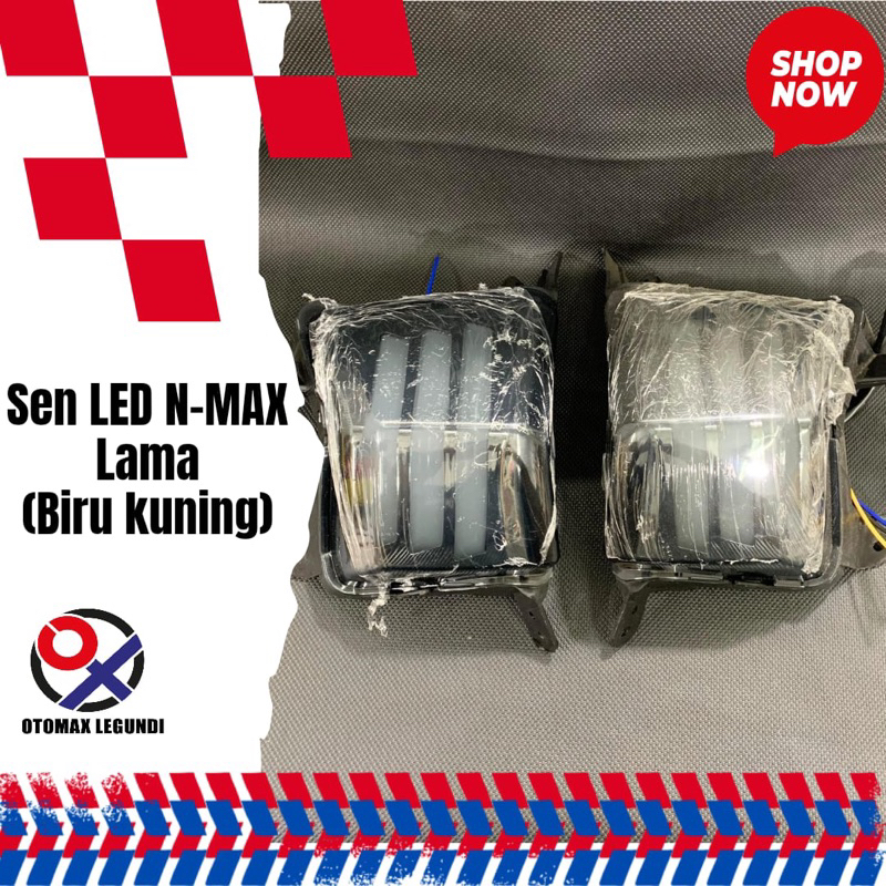 Sen LED NMAX OLD Biru Kuning