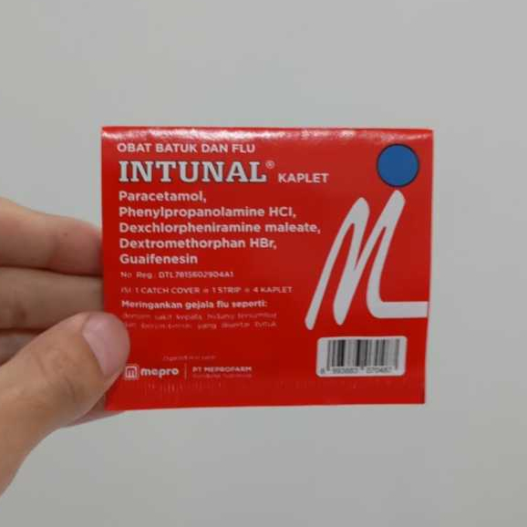 INTUNAL 1 STRIP ISI 4 KAPLET