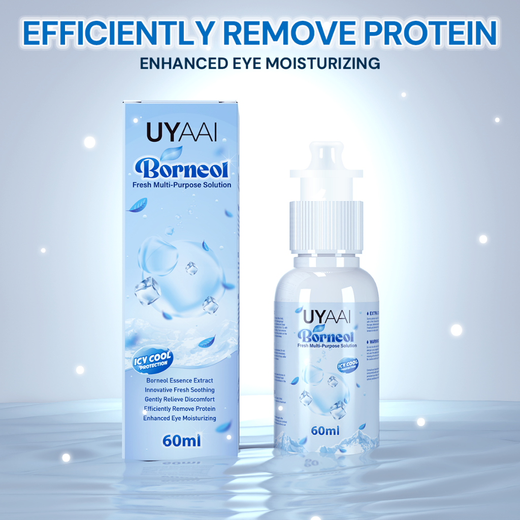 [COD]  Borneol Contact Lens Care Solution 60ml