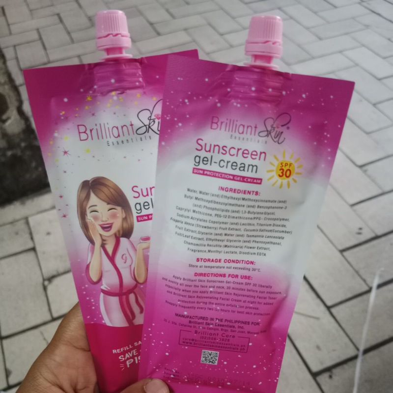 sunscreen gell cream spf30 50gr ( 1pc)