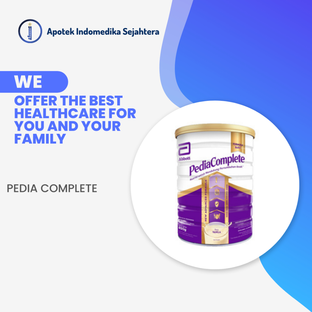 PEDIA COMPLETE VANILLA 850GR/SUSU FORMULA