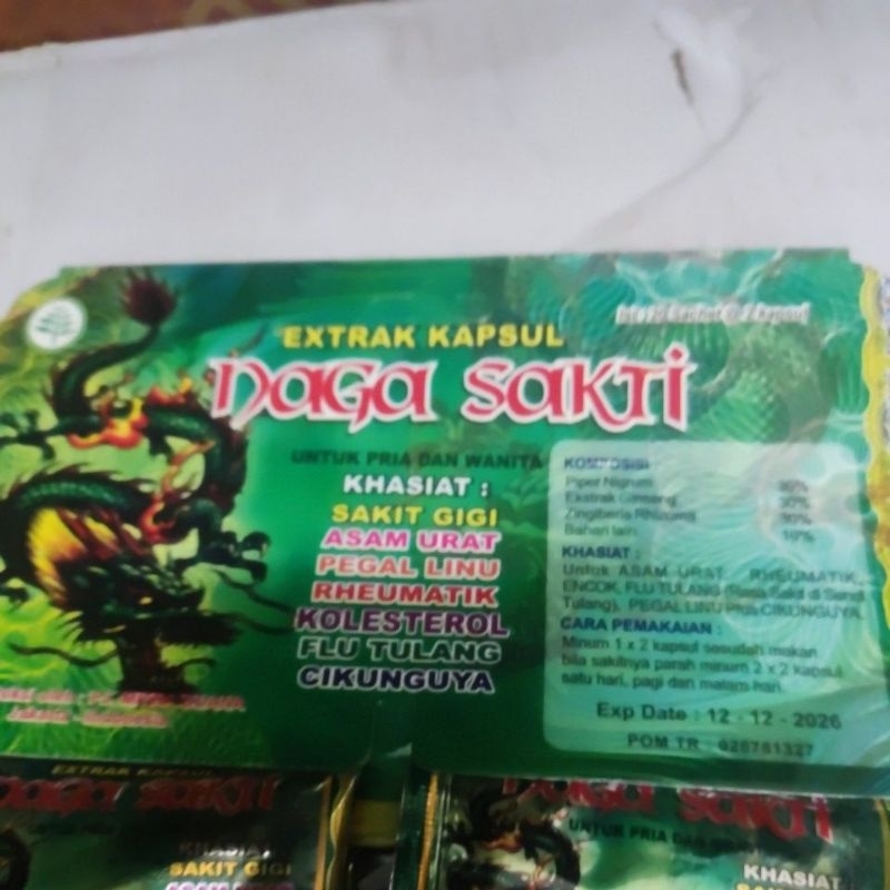Extrak Kapsul Naga sakti