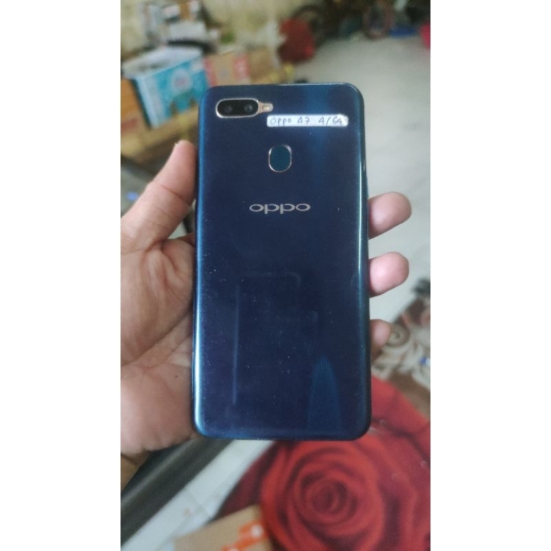 Oppo A7 Normal Siap Pakai ram 4/64gb