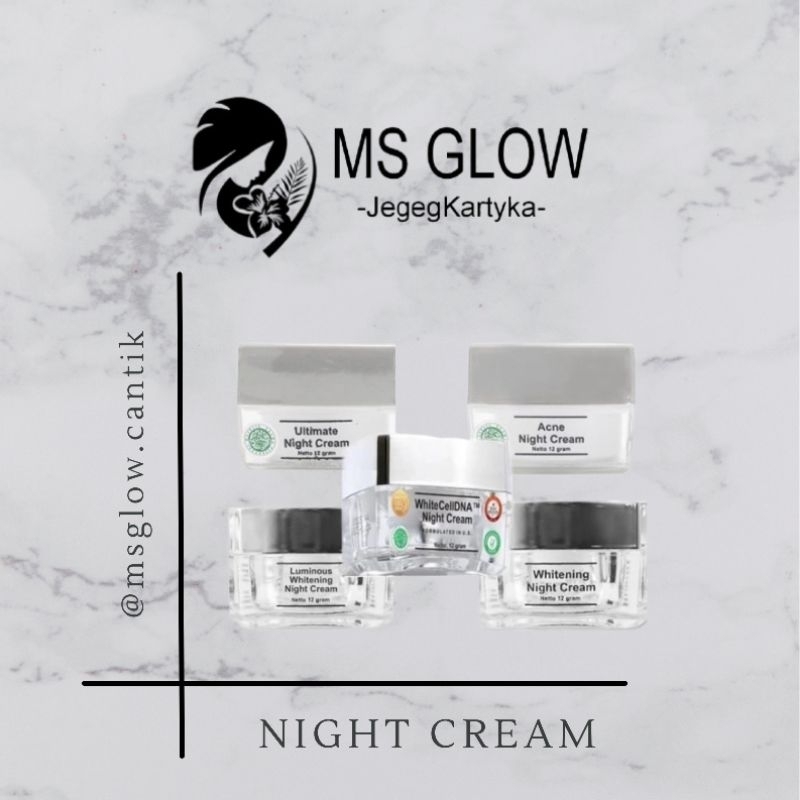 MSGLOW ECER NIGHT CREAM