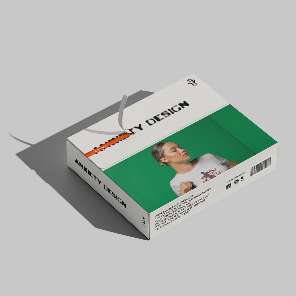 Mockup Tshirt Model In Studio