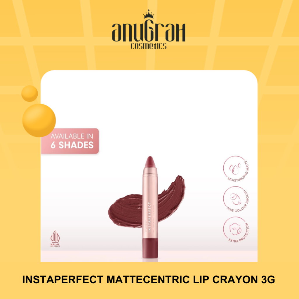 INSTAPERFECT MATTECENTRIC LIP CRAYON 3G