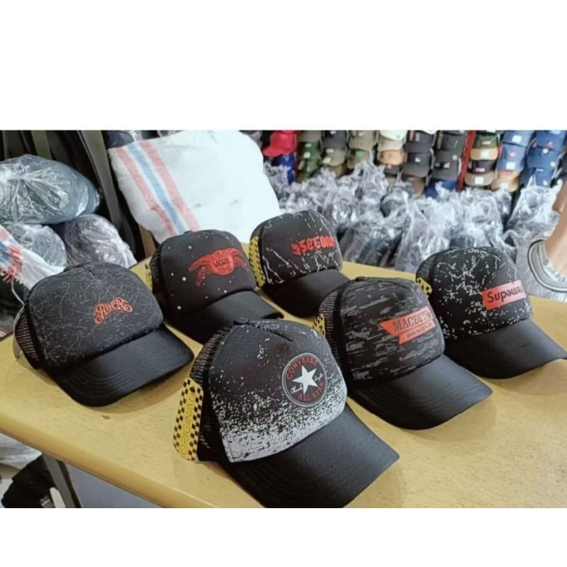 topi jara jaring warna random