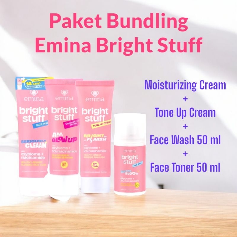 PAKET BRIGHT STUFF EMINA SIMPLE 4 MACAM