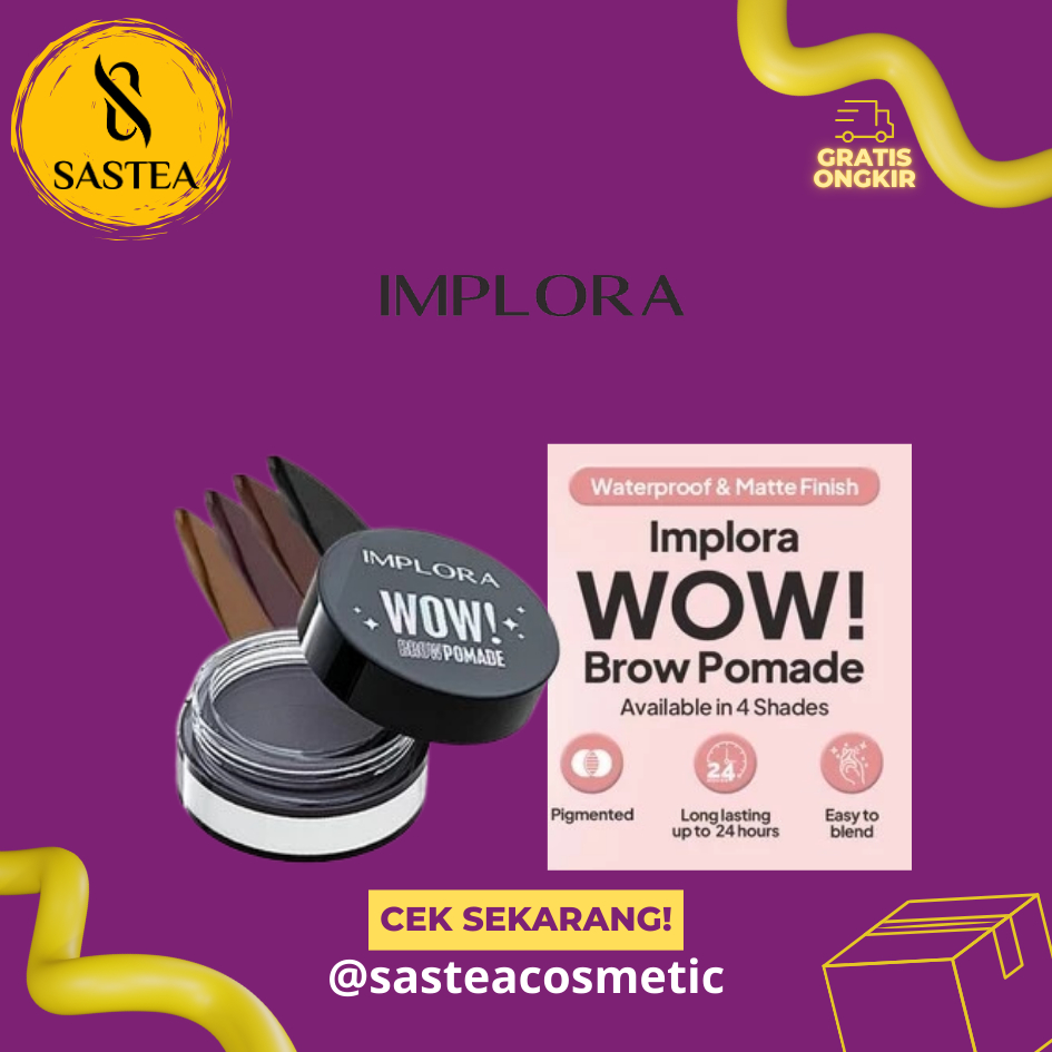 Implora Eyebrow Pomade Waterproof & Matte Finish