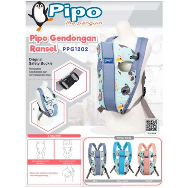 GENDONGAN RANSEL PIPO