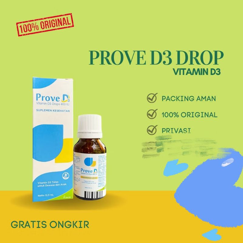 PROVE VIT D3 DROPS 125ml ORIGINAL