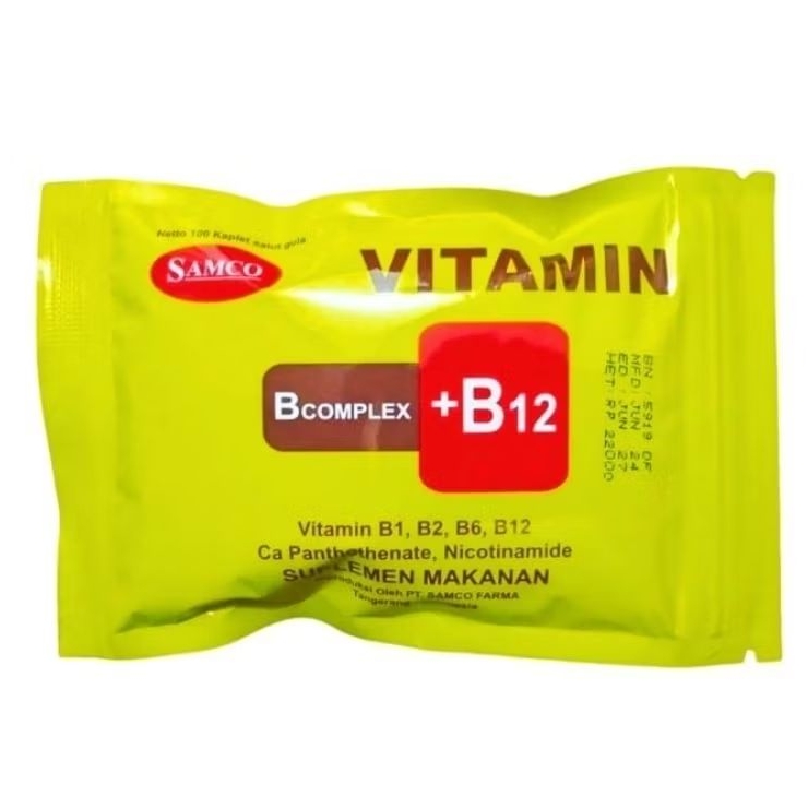 VITAMIN B COMPLEX + B12 (100's /Zak)