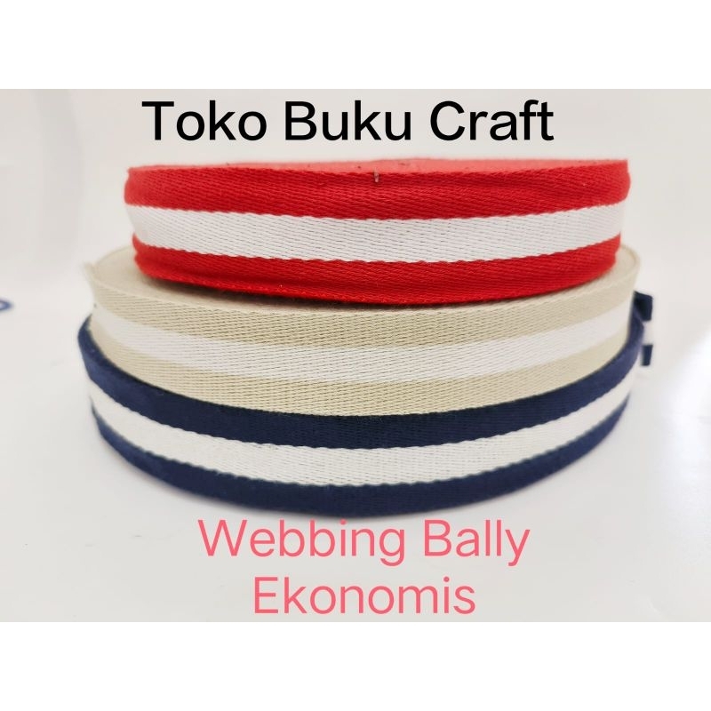 Webbing Bally Import Ekonomis (per 5m)