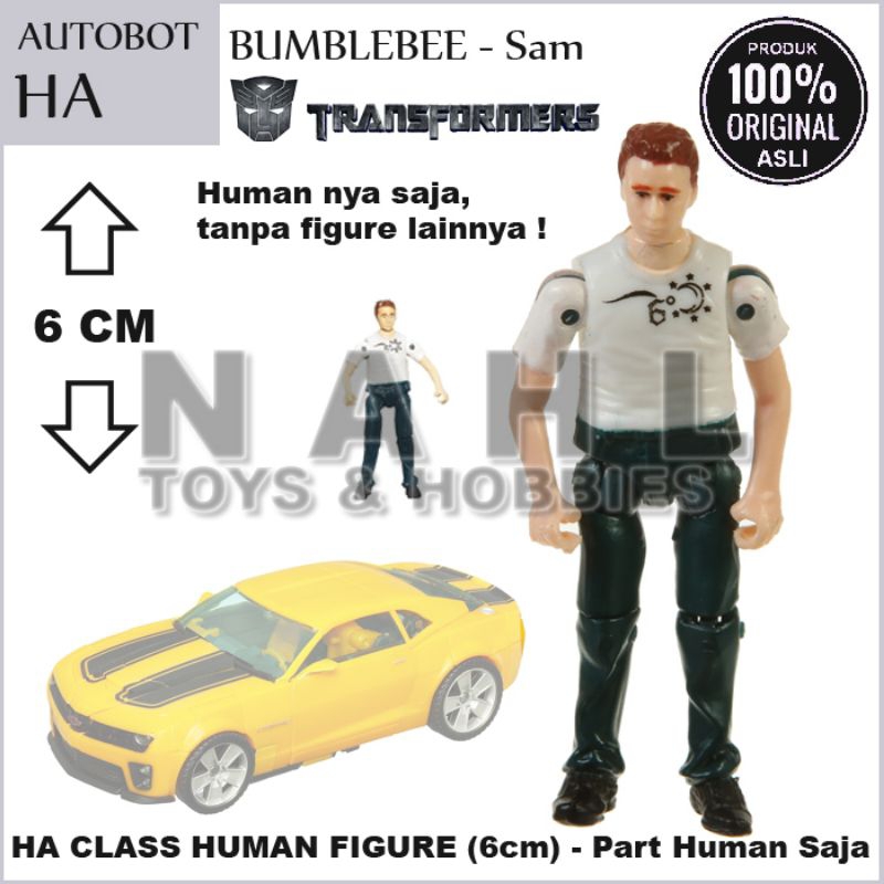 Figure Sam Witwicky - Lepasan Transformers Human Alliance Bumblebee HFTD (Original)
