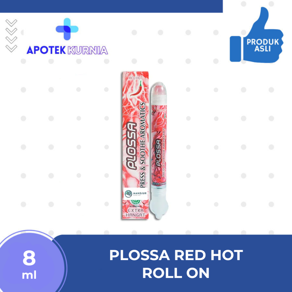 PLOSSA RED HOT ROLL ON - 8 ML