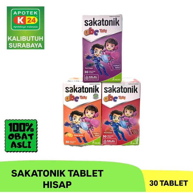 Sakatonik Abc tablet hisap Botol (per Pcs)