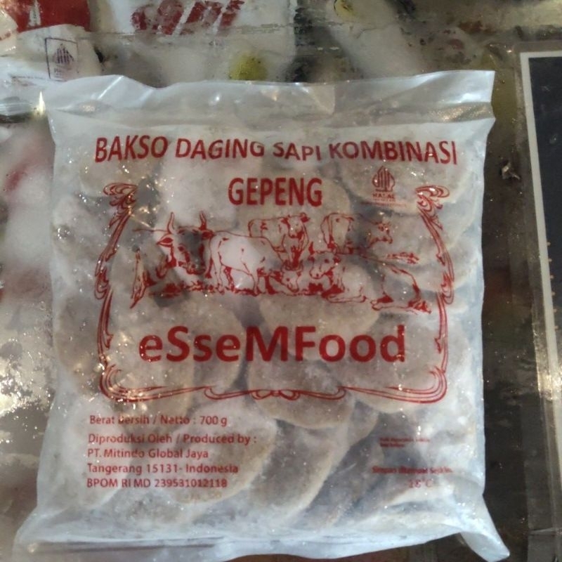 ESSEM BAKSO DAGING SAPI GEPENG 700G