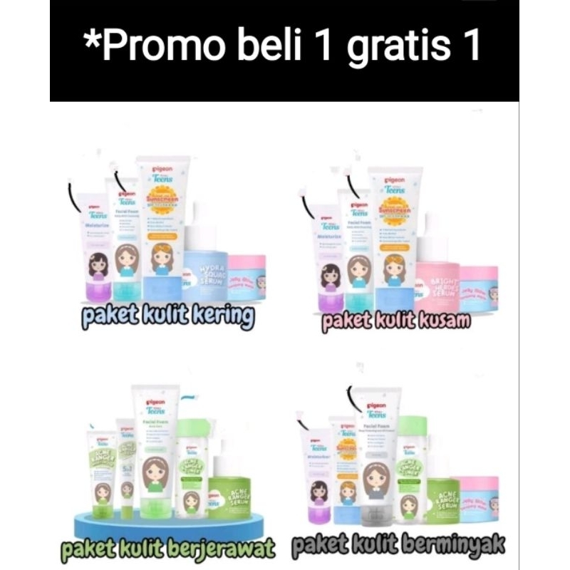 PIGEON TEENS PAKET HEMAT KOMPLIT