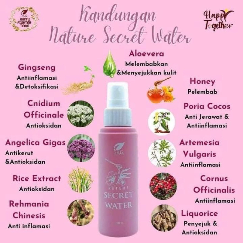 NATURE SECRET WATER SR12 SETTING SPRAY