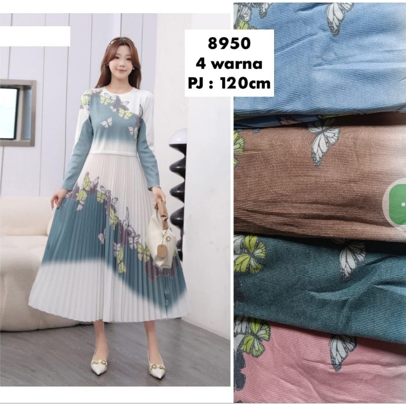 MIDI DRES PLISKET PREMIUM