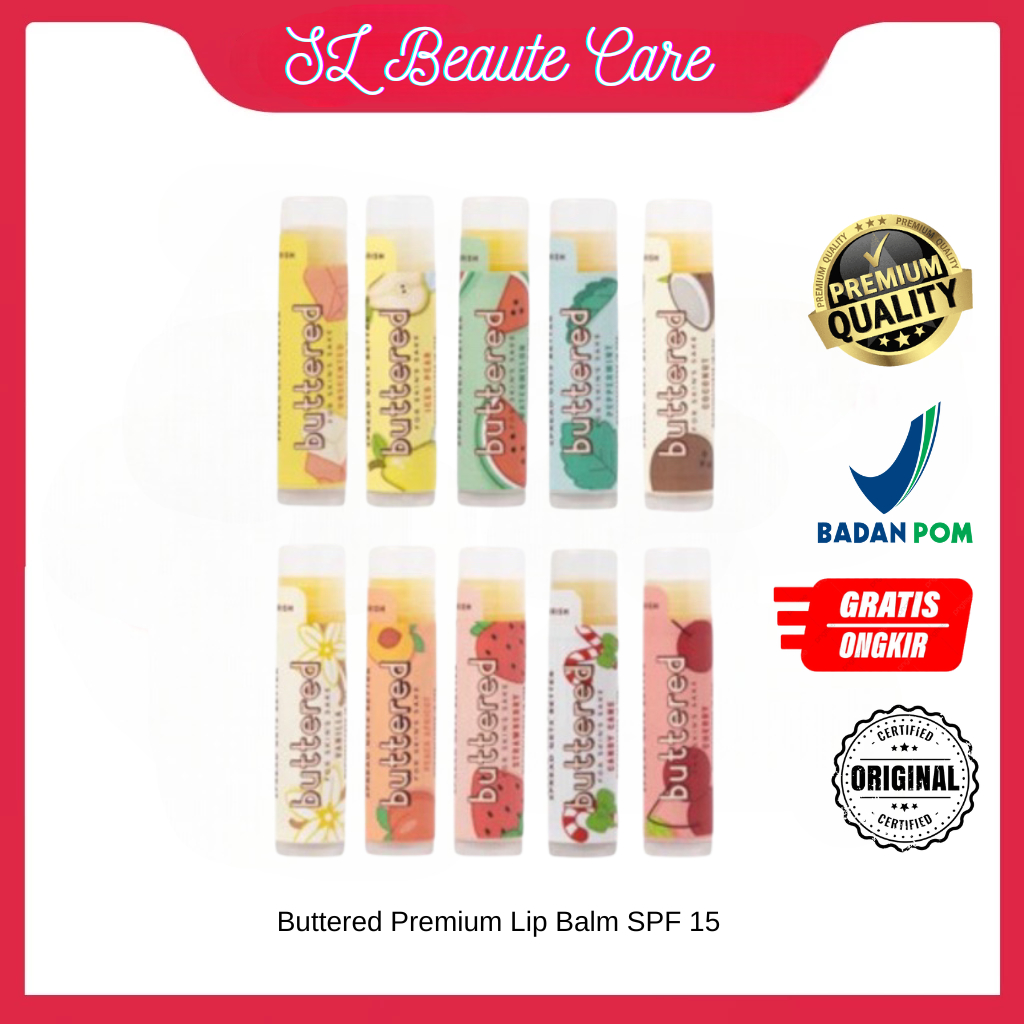 Buttered Premium Lip Balm SPF 15