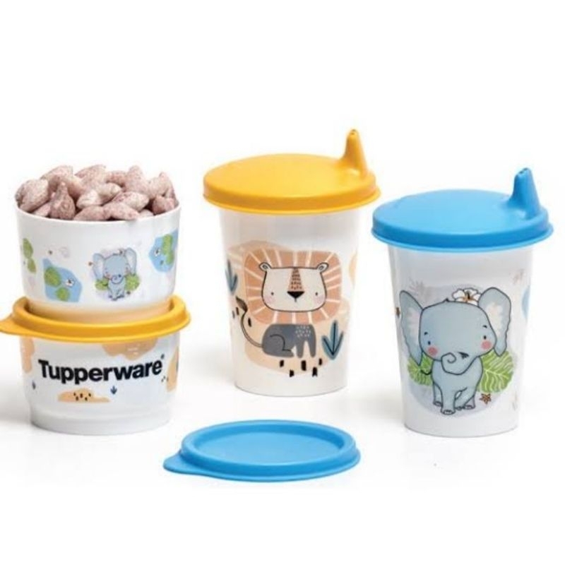 Tupperware Original Todz Snack Set