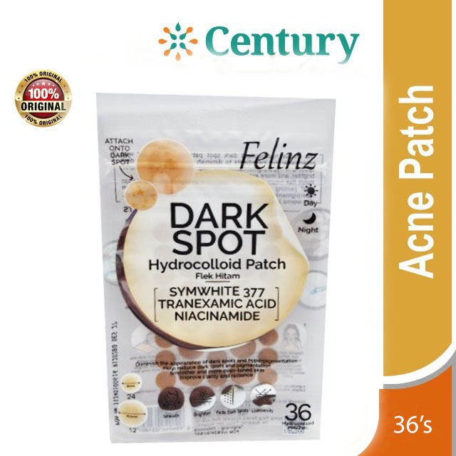 FELINZ DARK SPOT HYDROCOLLOID PATCH FLEK HITAM - 36 PATCH / ACNE PATCH