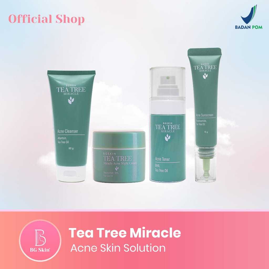 (COD) BG SKIN PAKET TEA TREE MIRACLE