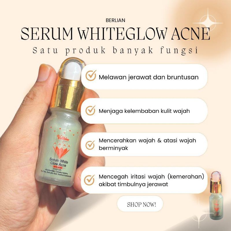 serum white glow acne series