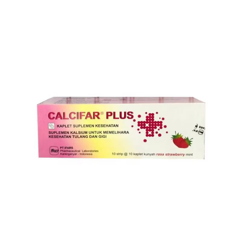 CALCIfar plus suplemen makanan per box