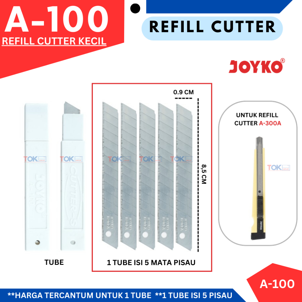 Isi Cutter Joyko A100 (refill A300A)