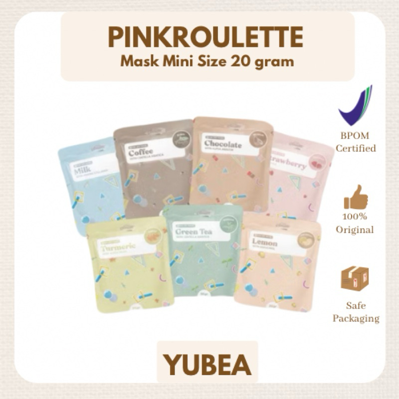 Pinkroulette Mask Mini Size 20 gram