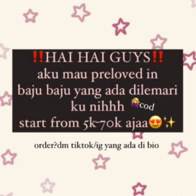 link co preloved baju
