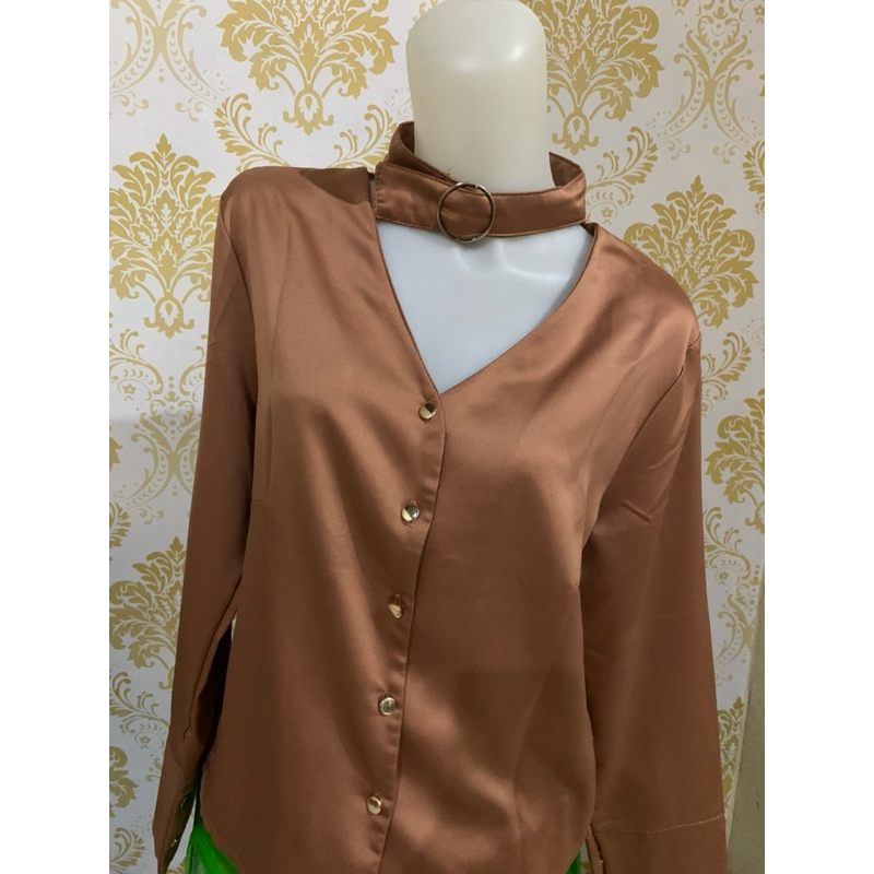 atasan silk coker