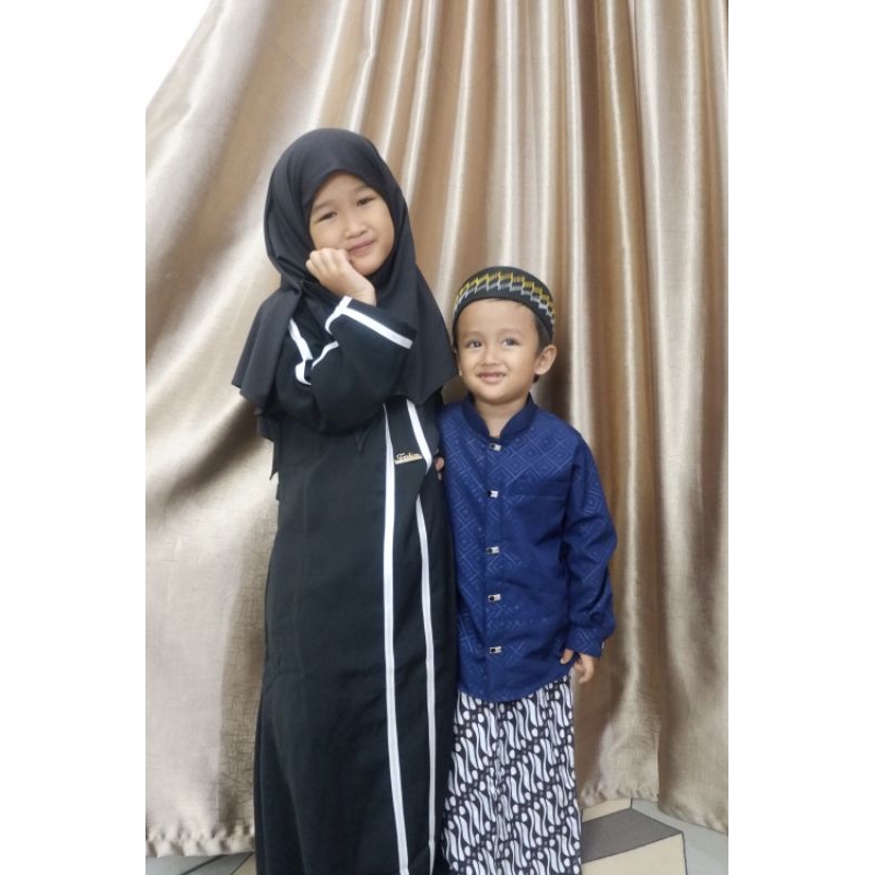 gamis anak hitam