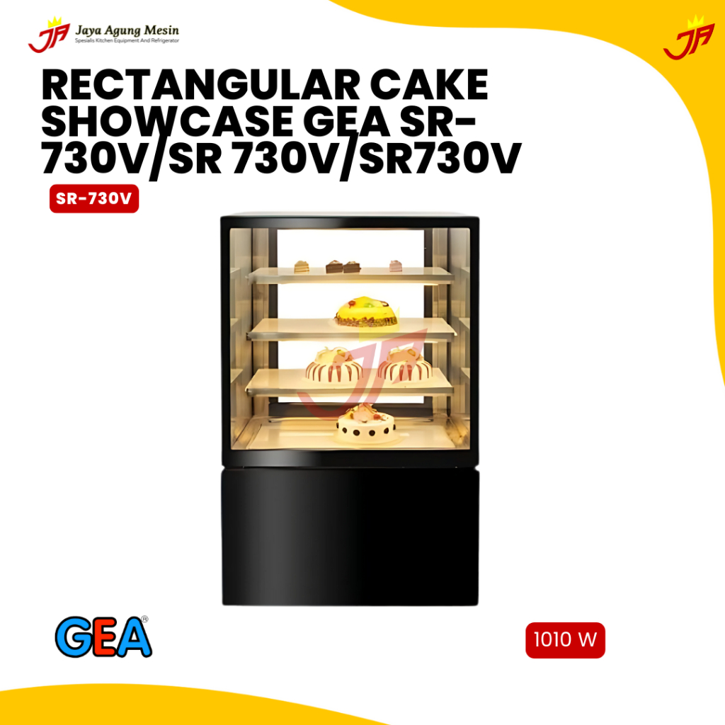 GEA RECTANGULAR CAKE SHOWCASE GEA SR-730V/SR 730V/SR730V
