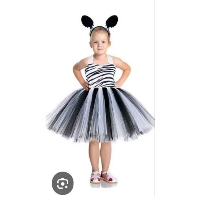 rok tutu anak model hitam putih