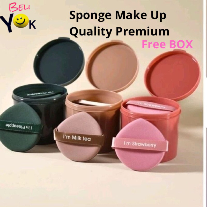 SPONGE MAKE UP FREE BOX QUALITY PREMIUM